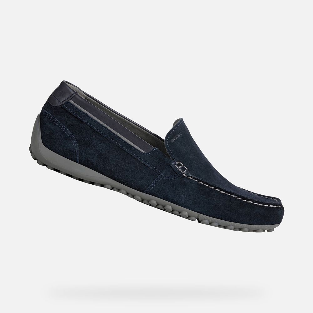 Geox Erkek Loafers Lacivert - Snake - KHM-369578